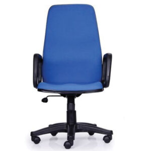 Blue Fabric Chair High Back Vassio