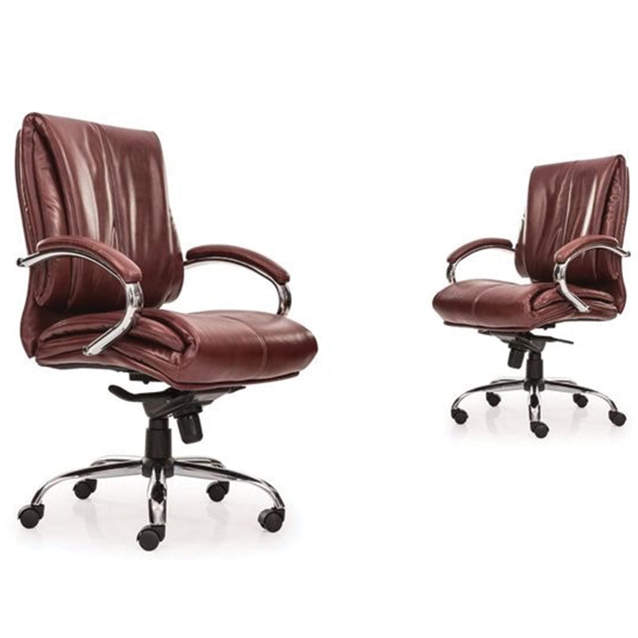 Brown Synchro Mid Back Chair » Vassio Brown Synchro Mid Back Chair » Vassio