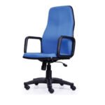 Blue Fabric Chair High Back » Vassio