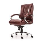 Brown Synchro Mid Back Chair » Vassio
