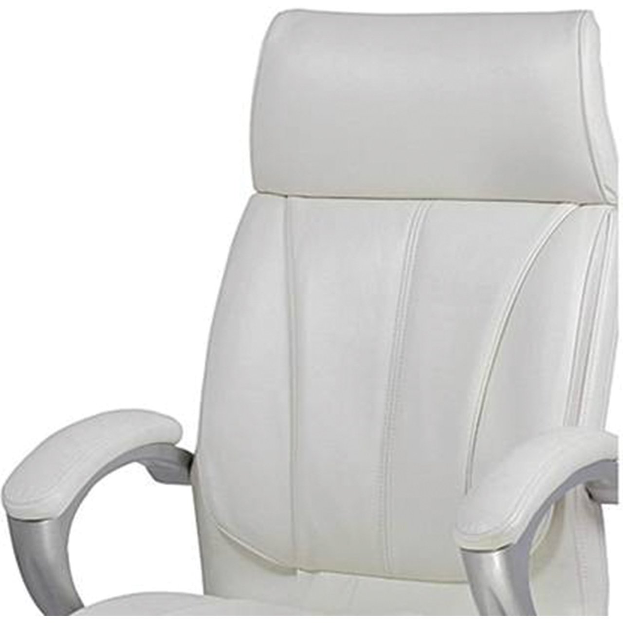 Executive High Back Chair Leather White - Vassio Executive High Back Chair Leather White - Vassio