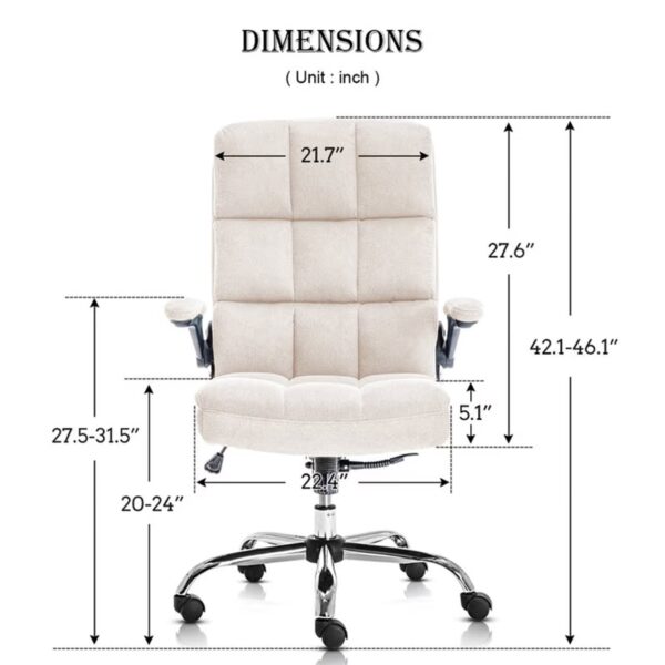 Ergonomic Fabric Boss Executive Chair Vassio