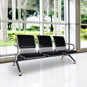 Waiting Chair With Cushion Heavy 3 seater » Vassio