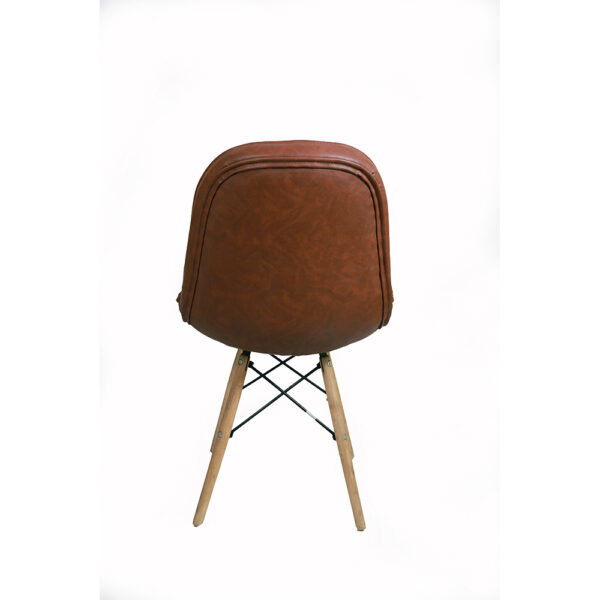 Brown Restaurant Wooden Legs Chair Vassio