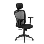 Adjustable High Back Office Chair Black Colour » Vassio
