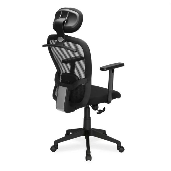 Adjustable High Back Office Chair Black Colour » Vassio