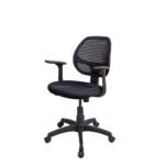 Revolving Computer Chair With Adjustable Arm Rest Vassio