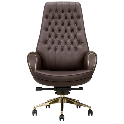 Grandeur HB Office Revolving Executive Chair Brown » Vassio