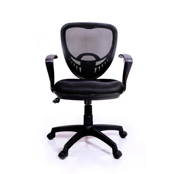 Mesh Fabric Office Ergonomic Chair in Black Colour » Vassio