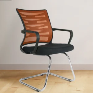 Shop Online Ritz Visitor Chair Black and Maroon