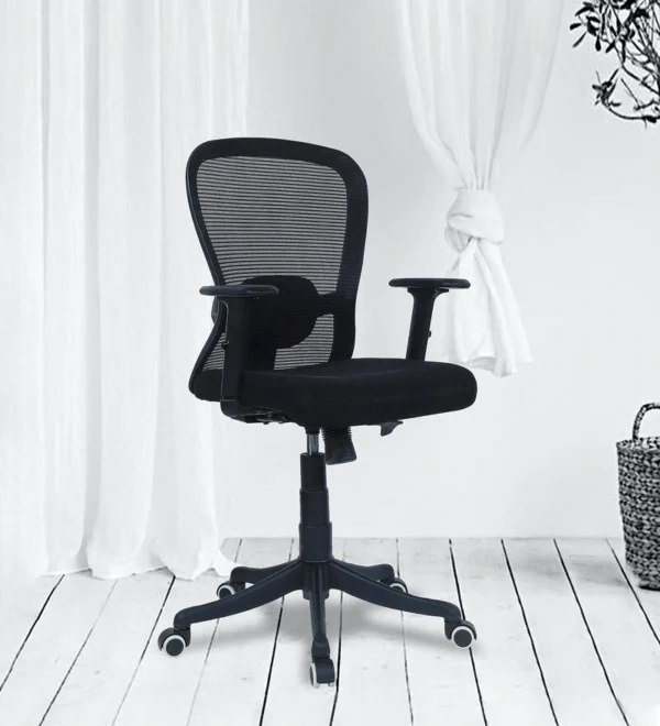 Velora Executive Chair Black Medium Back – Buy Office Chair Online in India