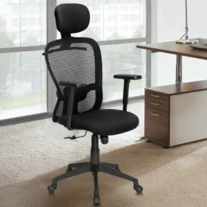 Velora High Back Office Chair | Ergonomic Executive Chair | Nylon Base, Class 4 Gas Lift | 360° swivel | Perfect for Office and Home Workspaces