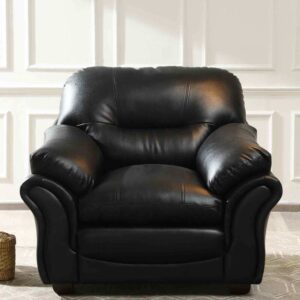 Sofa Black Single Seater Vassio