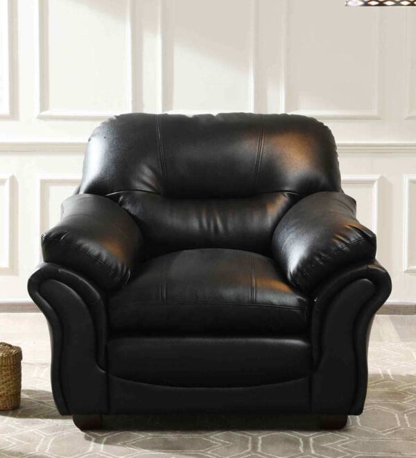 Sofa Black Single Seater Vassio