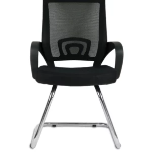 Cantilever Chair in Black Colour Vassio