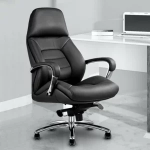 High Back Executive Chair In Black » Vassio