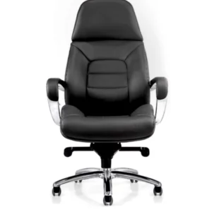 High Back Executive Chair In Black Vassio