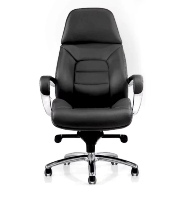 High Back Executive Chair In Black Vassio