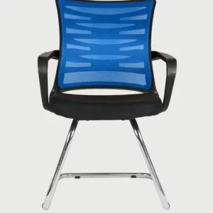 Cantilever Chair In Black And Blue Vassio