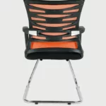Cantilever Chair In Black And Orange » Vassio
