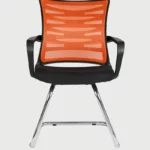 Cantilever Chair In Black And Orange » Vassio