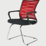 Cantilever Chair In Black And Red » Vassio