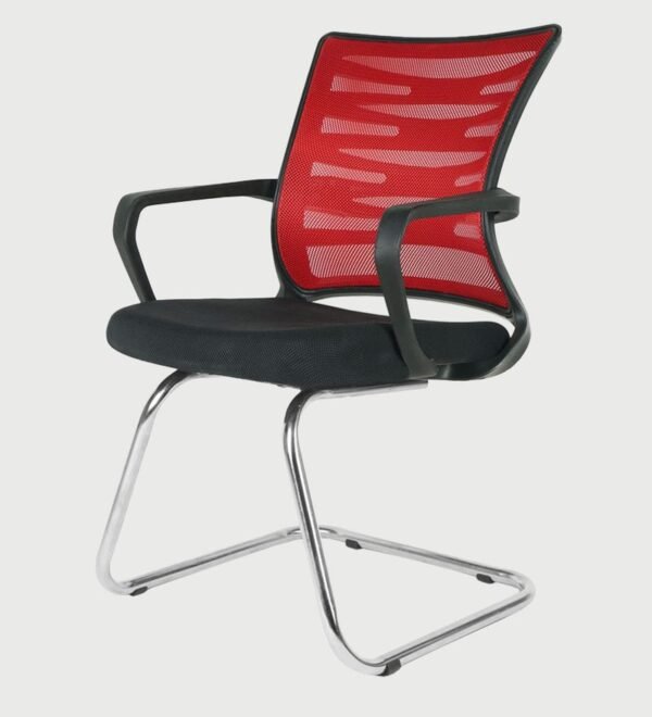 Cantilever Chair In Black And Red » Vassio
