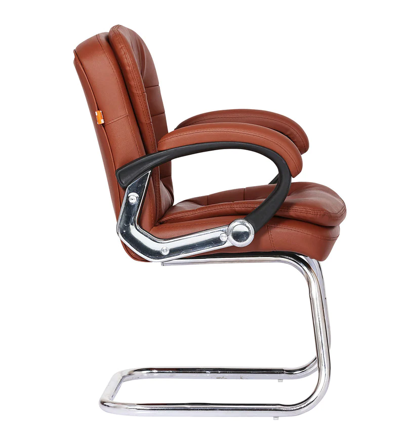 Cantilever Chair In Tan Colour » Vassio