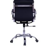 Medium Back Office Chair Black Colour » Vassio