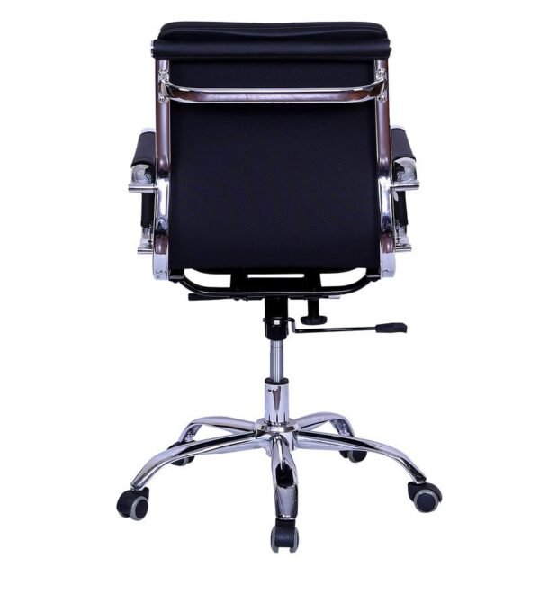 Medium Back Office Chair Black Colour » Vassio