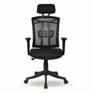 High Back Chrome Base Office Chair Vassio
