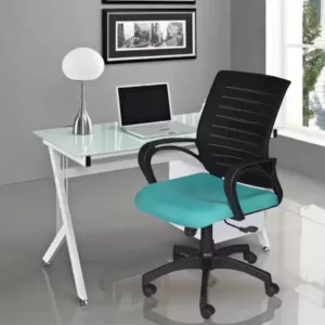 Office Arm Chair Black, Green » Vassio
