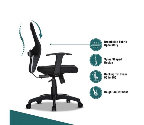 Mid Back Ergonomic Mesh Chair Vassio