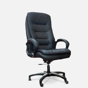 Executive Leatherette Executive Chair in Black » Vassio