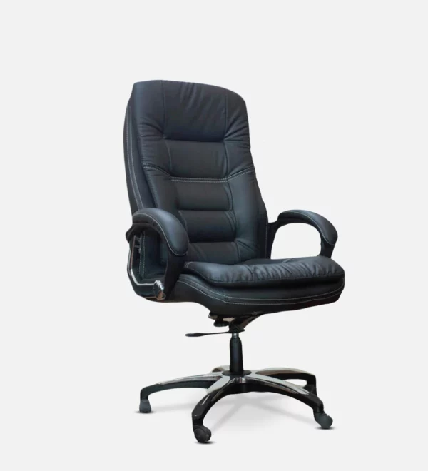 Executive Leatherette Executive Chair in Black » Vassio