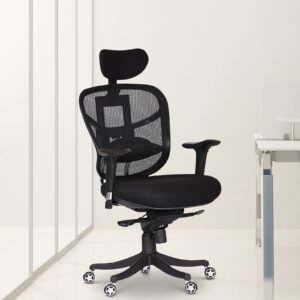 Shop Online High Back Chair Ergonoimc Premium Black Vassio