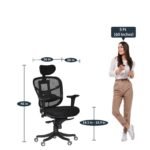 Shop Online High Back Chair Ergonoimc Premium Black Vassio