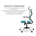 Breathable Mesh Ergonomic Chair with Headrest » Vassio