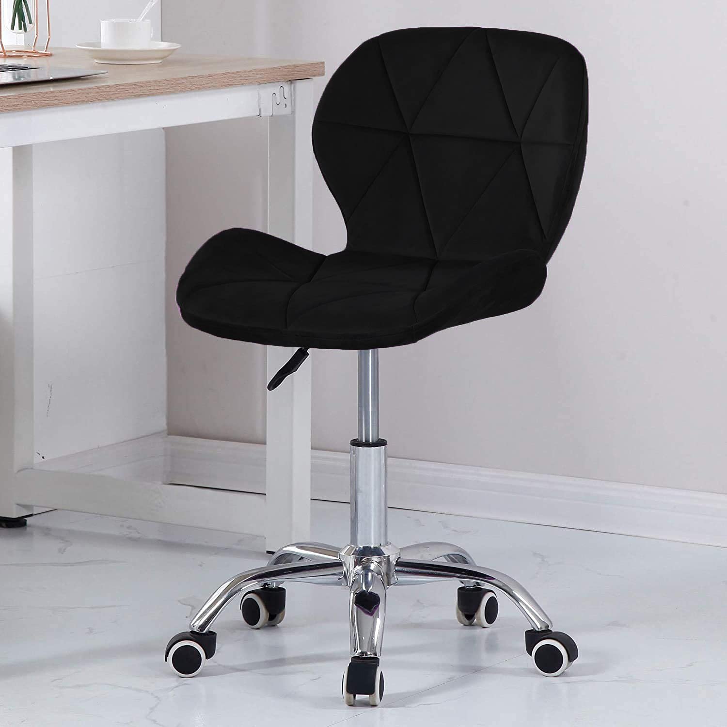 Fabric Chair Black Revolving Fabric Chair Black Revolving
