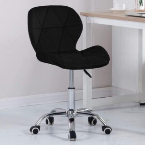 Fabric Chair Black Revolving