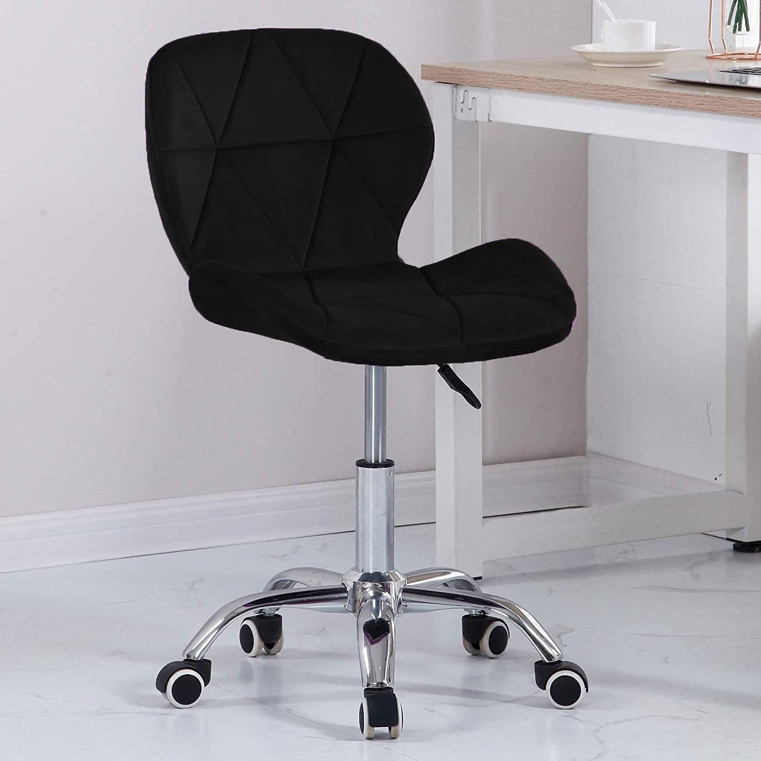 Fabric Chair Black Revolving Fabric Chair Black Revolving