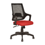 Bloom Mesh Office Chair Black-Red | Office Net Chair for Home & Office