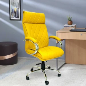 Shop Online Cosix Leatherette Executive Chair Yellow - Vassio