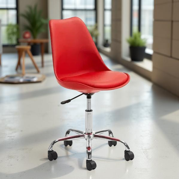 Nira Guest Revolving Chair red Nira Guest Revolving Chair red