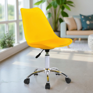 Nira Guest Revolving Chair yellow