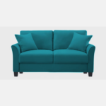 Plush Velvet 2 Seater Sofa Pine Green