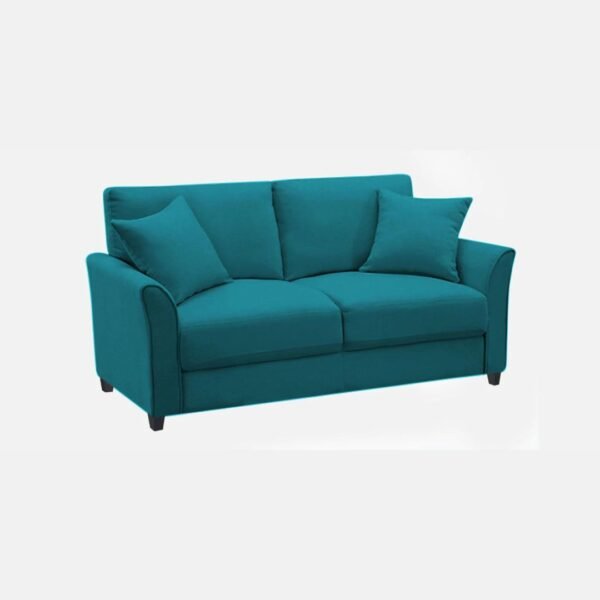 Plush Velvet 2 Seater Sofa Pine Green