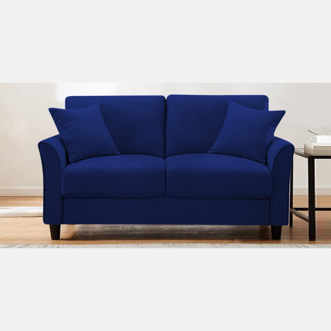 Navy blue two seater sofa online