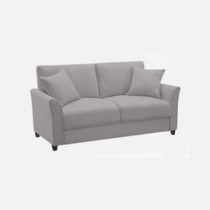 Plush Velvet 2 Seater Sofa Grey