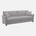 Plush Velvet 3 Seater Sofa Grey